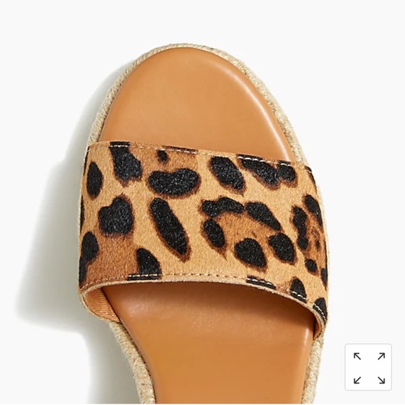 J. Crew Leopard Espadrilles - Size 7 - Picture 2 of 3